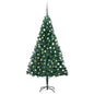 Artificial Pre-Lit Christmas Tree With Ball Set Pvc
