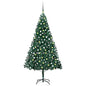 Artificial Pre-Lit Christmas Tree With Ball Set Pvc