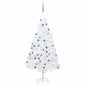 Artificial Pre-Lit Christmas Tree With Ball Set Pvc