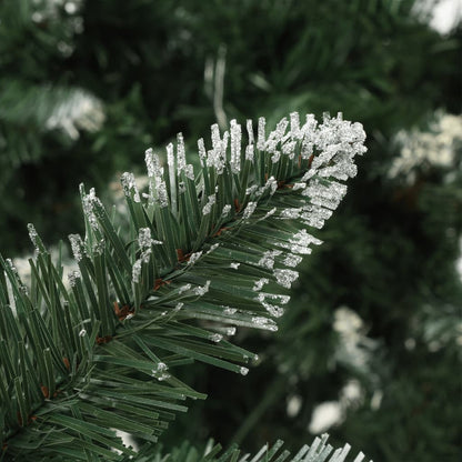 Artificial Pre-Lit Christmas Tree With Pine Cones 210 Cm