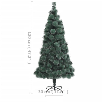 Artificial Pre-Lit Christmas Tree With Stand Green 120 Cm Pet