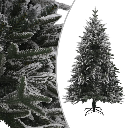 Artificial Pre-Lit Christmas Tree 180 Cm Pvc&Pe