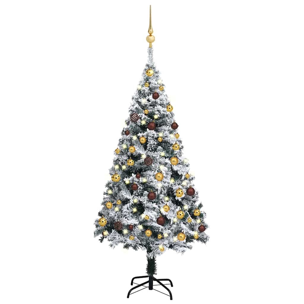Artificial Christmas Tree Green 180 Cm Pvc, Steel And Plastic