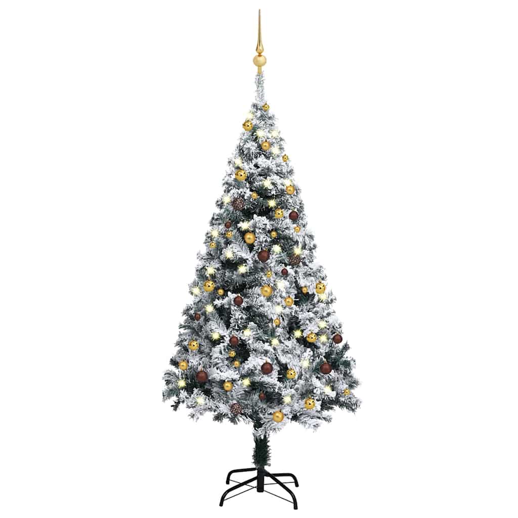 Artificial Christmas Tree Green 180 Cm Pvc, Steel And Plastic