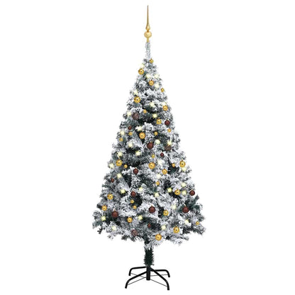 Artificial Christmas Tree Green 180 Cm Pvc, Steel And Plastic