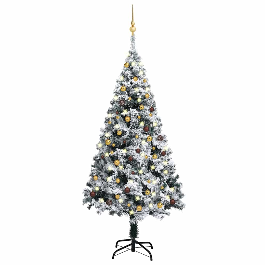 Artificial Christmas Tree Green 180 Cm Pvc, Steel And Plastic
