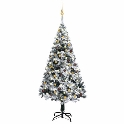 Artificial Christmas Tree Green 180 Cm Pvc, Steel And Plastic