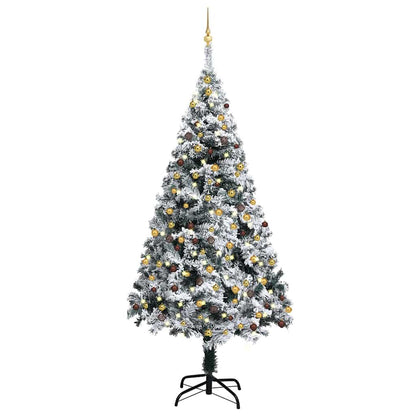 Artificial Christmas Tree Green 180 Cm Pvc, Steel And Plastic