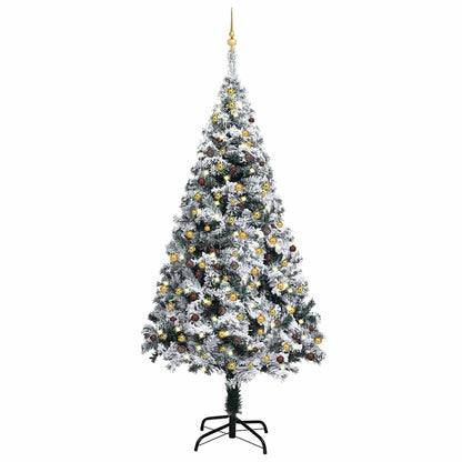 Artificial Christmas Tree Green 180 Cm Pvc, Steel And Plastic