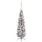 Slim Artificial Pre-Lit Christmas Tree With Ball Set