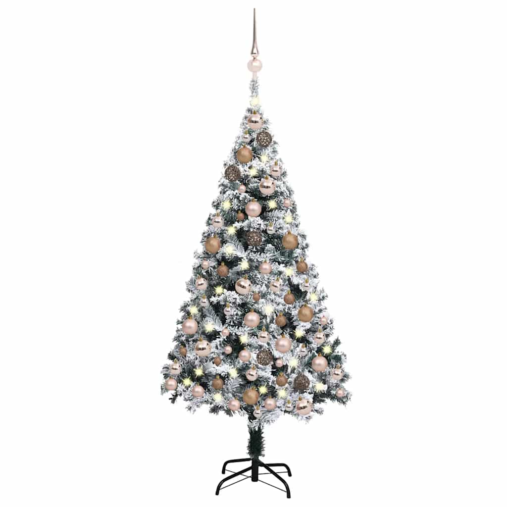 Artificial Christmas Tree Green 180 Cm Pvc, Steel And Plastic
