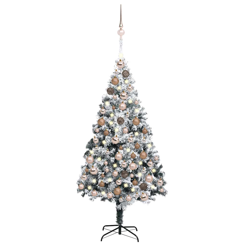 Artificial Christmas Tree Green 180 Cm Pvc, Steel And Plastic