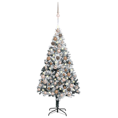Artificial Christmas Tree Green 180 Cm Pvc, Steel And Plastic