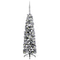 Slim Artificial Pre-Lit Christmas Tree With Ball Set