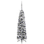 Slim Artificial Pre-Lit Christmas Tree With Ball Set