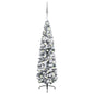 Slim Artificial Pre-Lit Christmas Tree With Ball Set
