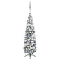 Slim Artificial Pre-Lit Christmas Tree With Ball Set