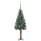 Slim Pre-Lit Christmas Tree With Ball Set Pvc