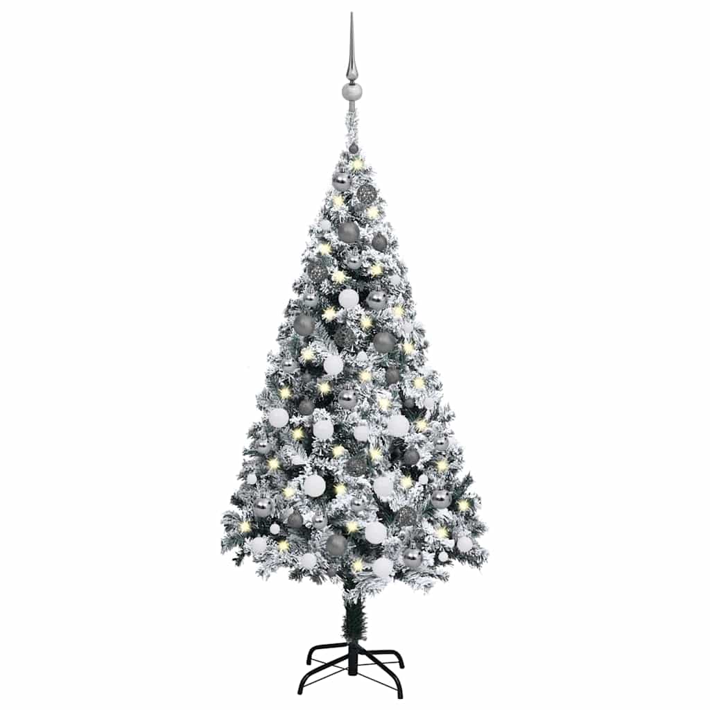 Artificial Christmas Tree Green 180 Cm Pvc, Steel And Plastic