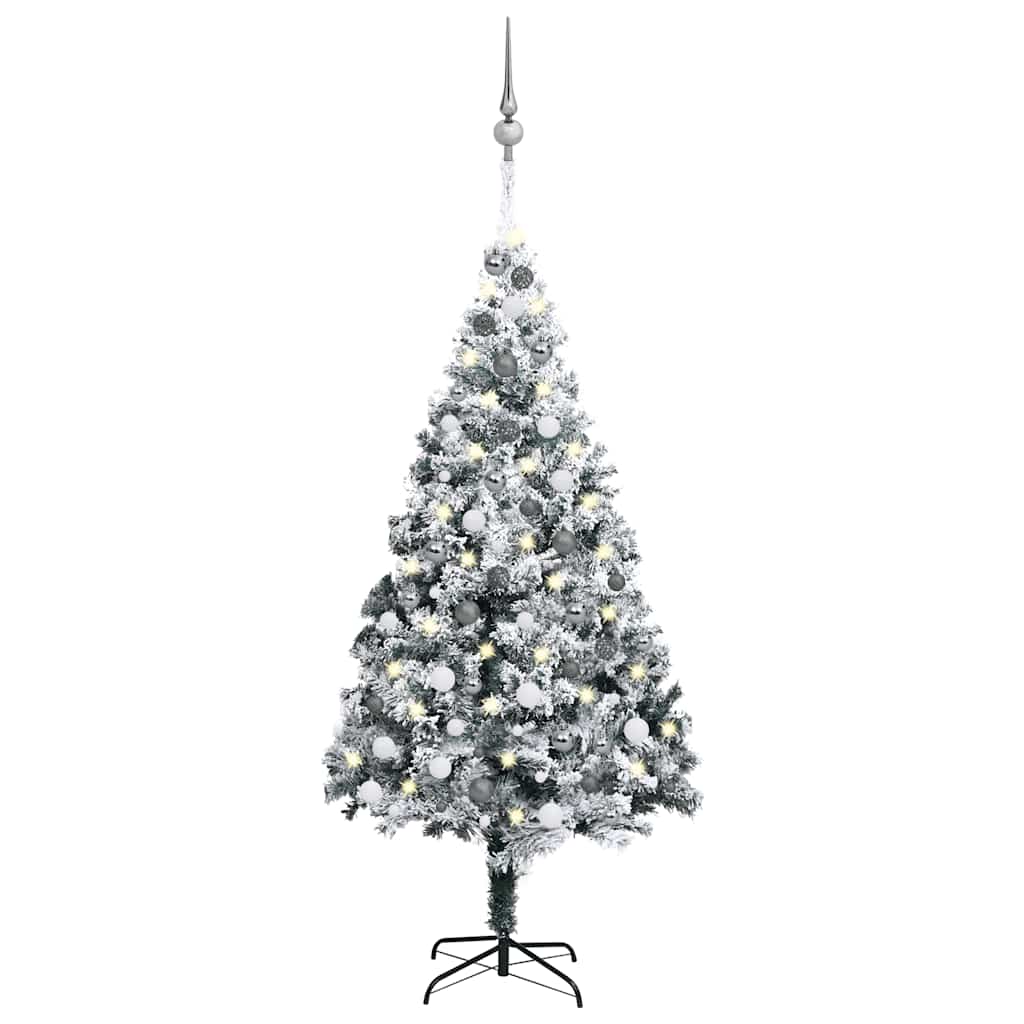 Artificial Christmas Tree Green 180 Cm Pvc, Steel And Plastic