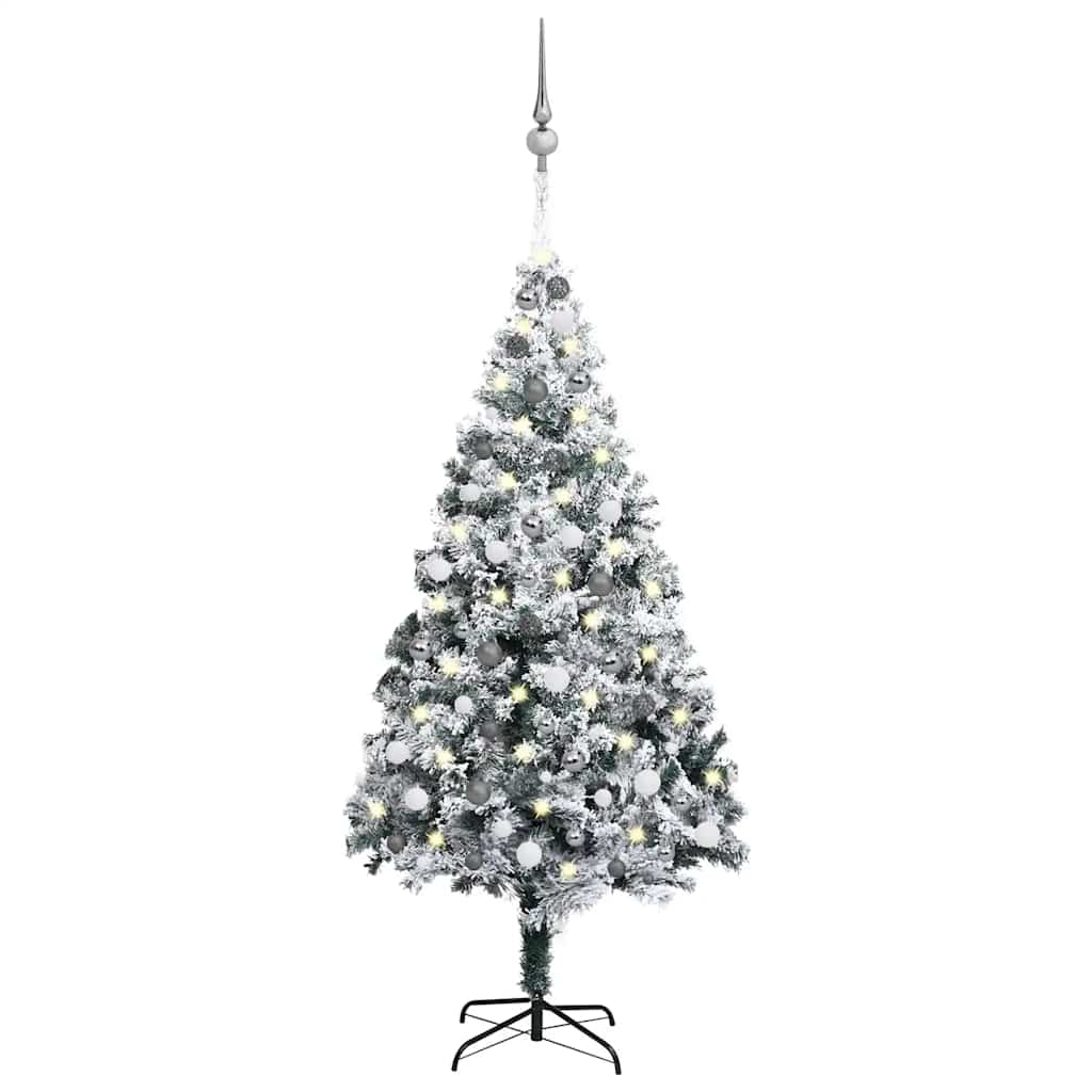 Artificial Christmas Tree Green 180 Cm Pvc, Steel And Plastic