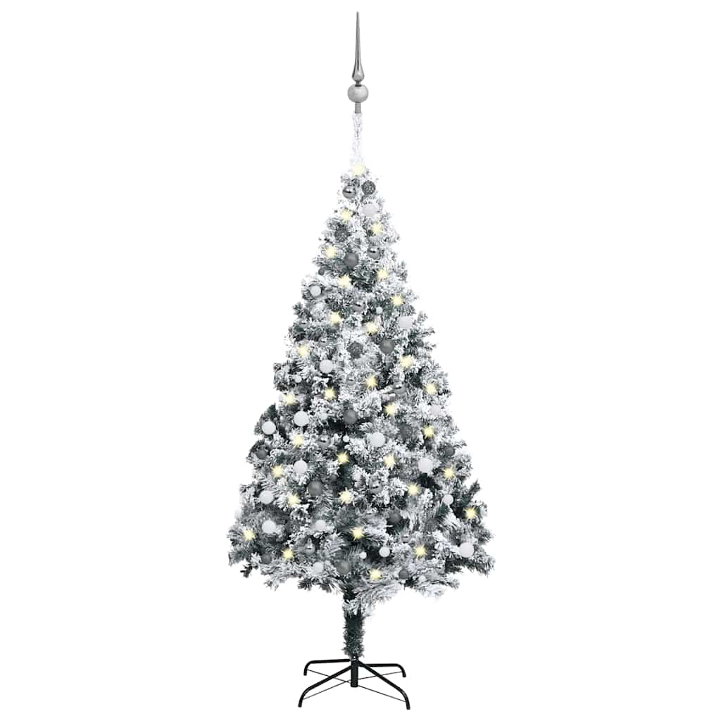 Artificial Christmas Tree Green 180 Cm Pvc, Steel And Plastic