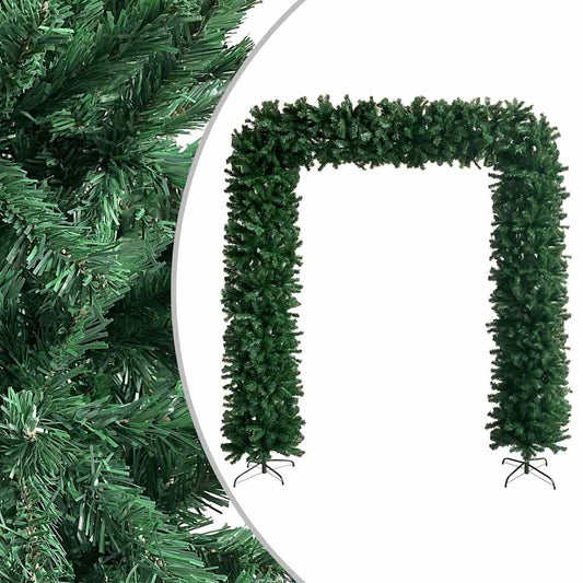 Christmas Tree Arch With Leds Green 240 Cm