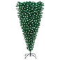 Upside-Down Artificial Pre-Lit Christmas Tree Green 240 Cm