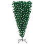 Upside-Down Artificial Pre-Lit Christmas Tree Green 240 Cm