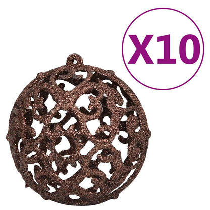 Upside-Down Artificial Pre-Lit Christmas Tree With Ball Set 210 Cm