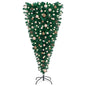 Upside-Down Artificial Pre-Lit Christmas Tree With Ball Set 210 Cm