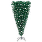Upside-Down Artificial Pre-Lit Christmas Tree With Ball Set 210 Cm