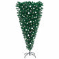 Upside-Down Artificial Pre-Lit Christmas Tree With Ball Set 210 Cm