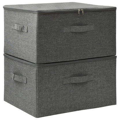 Storage Boxes 2 Pcs Fabric 43X34X23 Cm