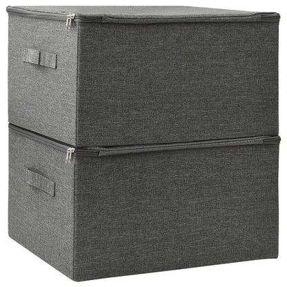 Storage Boxes 2 Pcs Fabric 43X34X23 Cm