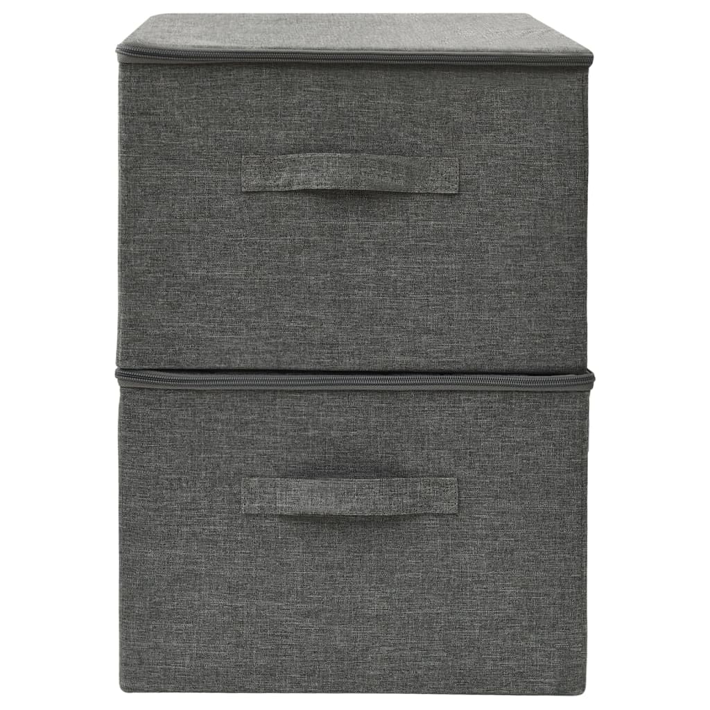 Storage Boxes 2 Pcs Fabric 43X34X23 Cm