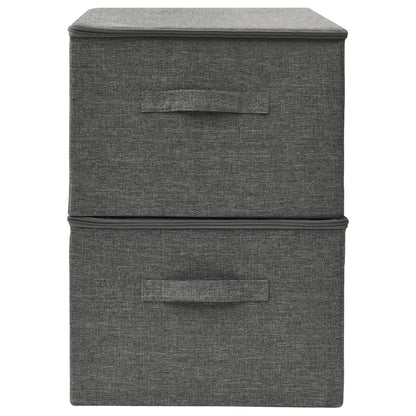 Storage Boxes 2 Pcs Fabric 43X34X23 Cm