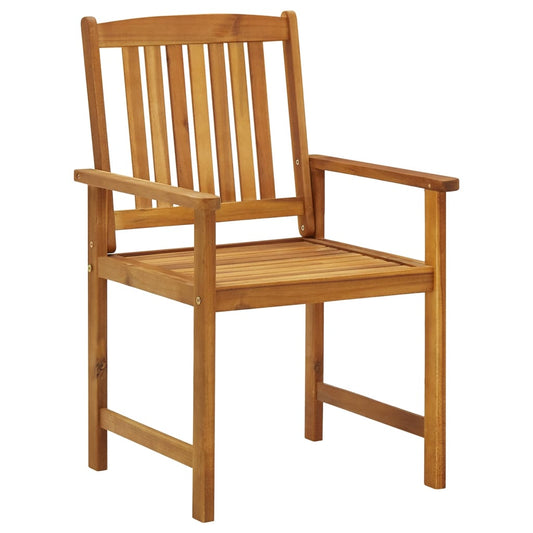 Garden Chairs 6 Pcs Solid Wood Acacia