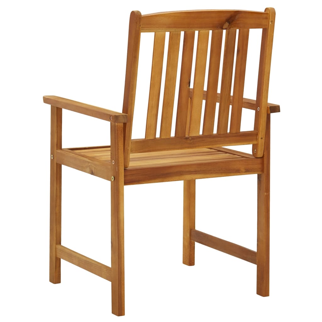 Garden Chairs 6 Pcs Solid Wood Acacia