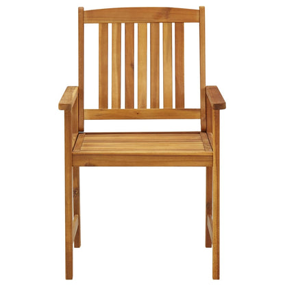 Garden Chairs 6 Pcs Solid Wood Acacia