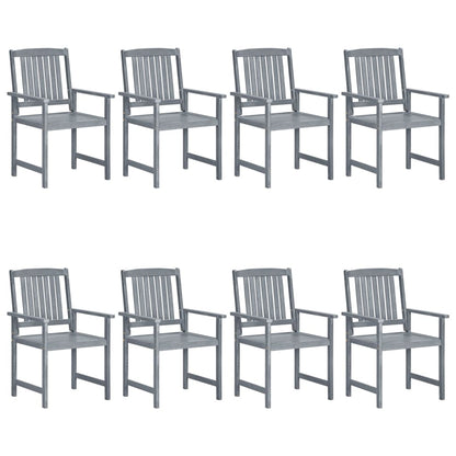 Garden Chairs 6 Pcs Solid Wood Acacia