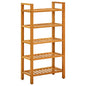 Shoe Rack With 2 Shelves 50X27X Solid Oak Wood