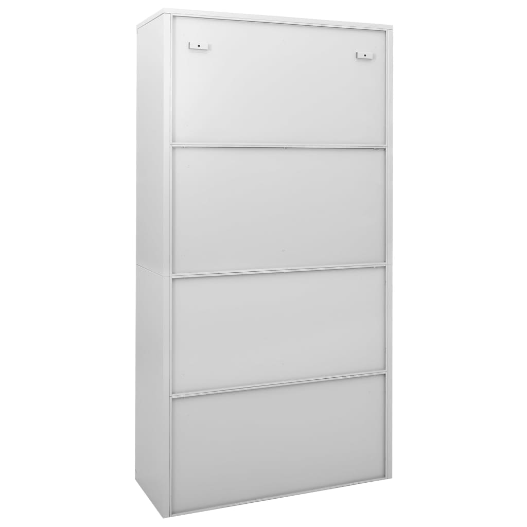 Office Cabinet With Sliding Door 90X40X180 Cm Steel