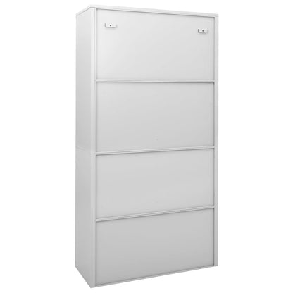 Office Cabinet With Sliding Door 90X40X180 Cm Steel