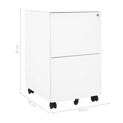 Mobile File Cabinet 39X45X67 Cm Steel