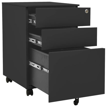 Mobile File Cabinet 39X45X60 Cm Steel