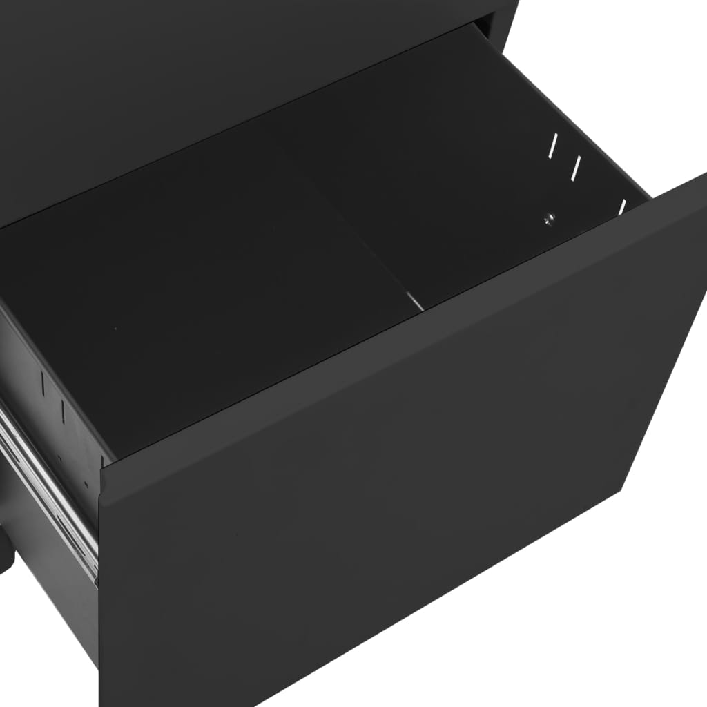 Mobile File Cabinet 39X45X60 Cm Steel