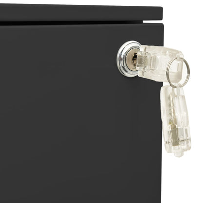 Mobile File Cabinet 39X45X60 Cm Steel