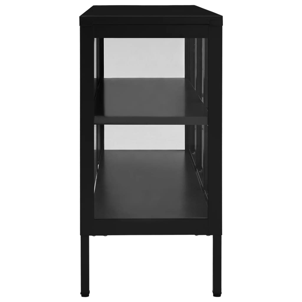 Sideboard 105X35X70 Cm Steel And Glass