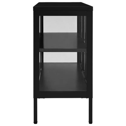 Sideboard 105X35X70 Cm Steel And Glass